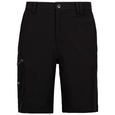 Image of Trespass Mens Cargo Shorts Tp75 with Pockets and Adjustable Waistband Upwell Black