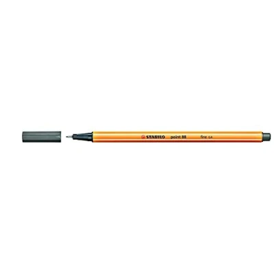 Image of Fineliner STABILO point 88 Pack of 3 Dark Grey
