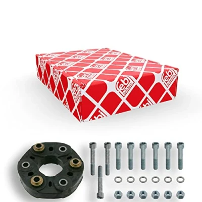 Image of 0004110100, 2114100215, A0004110100, A2114100215 Drive Shaft Coupler FEBI BILSTEIN 40115 110mm Front 148mm with bolts/screws, washers nuts