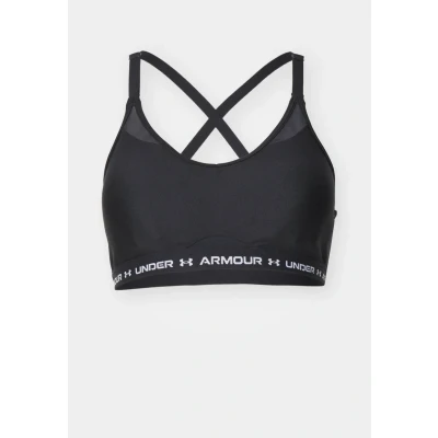 Image of Under Armour Crossback LOW BRA Light support sports bra, Women&#039;s, Size: XS, Black/white