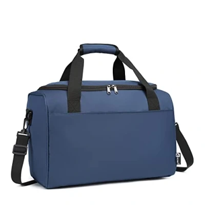 Image of Kono 40x20x25 Under The Seat Holdall Cabin Hand Luggage Carry On Travel Bag 20L (Navy)
