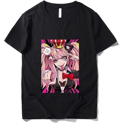 Image of violent Danganronpa Enoshima Junko Printed Unisex g Star t Shirt s damenss 100% Cotton (Small)