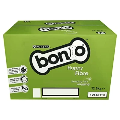 Image of Bonio Happy Fibre Dog Biscuits 12.5kg