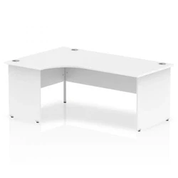 Image of Impulse Panel End 1800 Left Hand Crescent Desk White I00