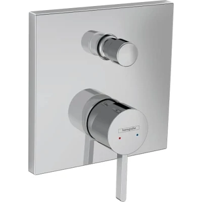 Image of hansgrohe Finoris Single lever bath mixer for concealed installation with integrated security combination according to EN1717, chrome, 76416000