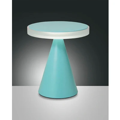 Image of Neutra Integrated LED Table Lamp Green Glass