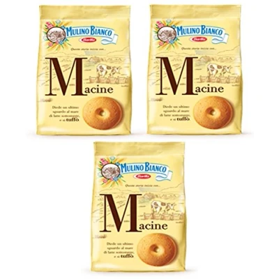 Image of 3X Mulino Bianco Macine Italian Biscuits Cookies 350g