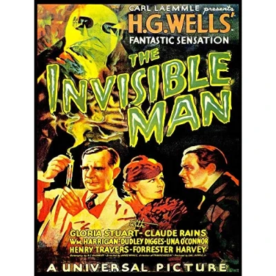 Image of Wee Blue Coo Movie Film Invisible Man Hg Wells Classic Horror Sci Fi USA Art Print Poster Wall Decor 12X16 Inch