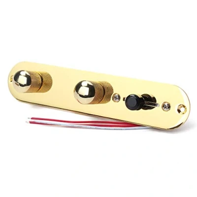Image of Alnicov 3 Way Wired Loaded Prewired Control Plate Harness Switch Knobs for TL Tele Telecaster Guitar Parts