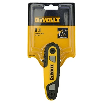 Image of DEWALT Hex Allen Key Set 1.5mm, 2mm, 2.5mm, 3mm, 4mm, 5mm, 6mm, 8mm