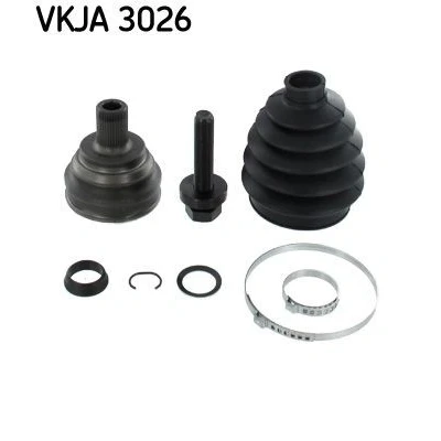 Image of 1K0498099E CV Joint SKF VKJA 3026 VOLKSWAGEN: Golf 5, 6, 7, AUDI: A3 Hatchback, Sportback, Saloon, SKODA: Octavia II Hatchback