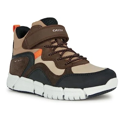 Image of Geox J Flexyper Boy B ABX Ankle Boot, Chestnut Coffee, 11 UK Child