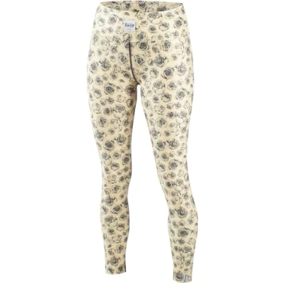 Image of Eivy Women&#039;s Icecold Tights Leggings, Yellow Charcoal Rose, XXL