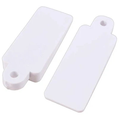 Image of 2X White Rubber Window Wedges Ideal for Stopping Sash Lift Up Windows from Rattling
