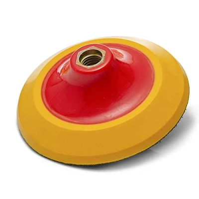 Image of Glass Polish 12641 Universal Backing Pad for Rotary Polishing Machines Thread Size M14 Ø 125 mm (5 inch)