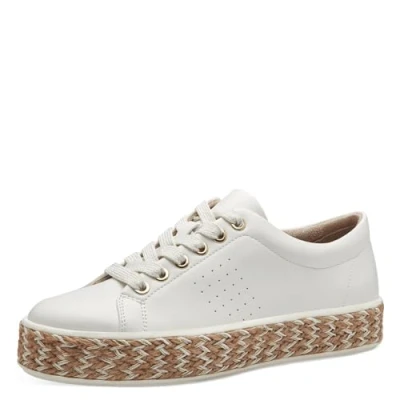 Image of Jana Women&#039;s 8 23765 42 Sneaker, White, 6.5 UK