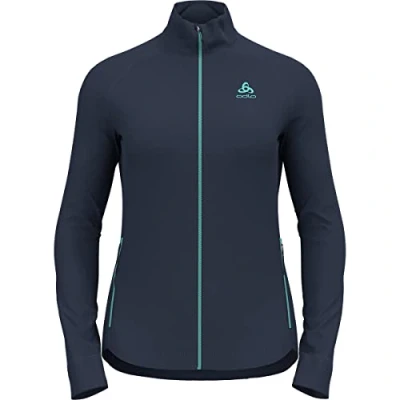 Image of Odlo Women Long sleeved shirt with zipper BERRA, dark sapphire, S