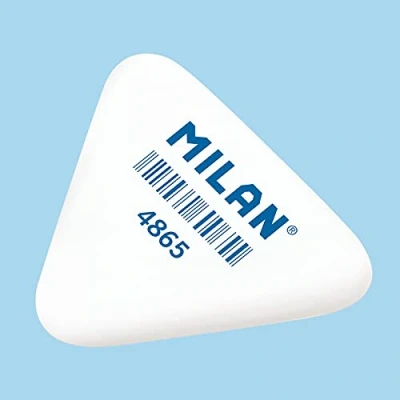 Image of MILAN Box of 65 small triangular rubber bands 4865, assorted colours