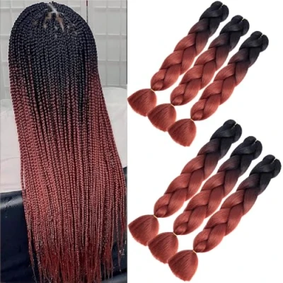 Image of braids Extensions ombre jumbo extension 24&quot; Synthetic Hair Braiding 6pcs (B31 (T350))