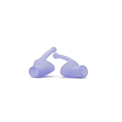 Image of Flare Calmer Mini Soft Ear Plugs Alternative Reduce Annoying Noises Without Blocking Sound Reusable Silicone Purple