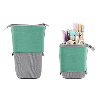 Image of Exacompta Ref. 52650E 1 Teksto pencil case made of RPET felt (obtained by recycling plastic bottles) size 17 x 13 cm random colours