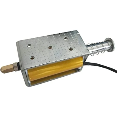Image of Push Pull Solenoid DC 12V 35mm Long Stroke Small Electromagnetic Electric Magnet For Automobiles