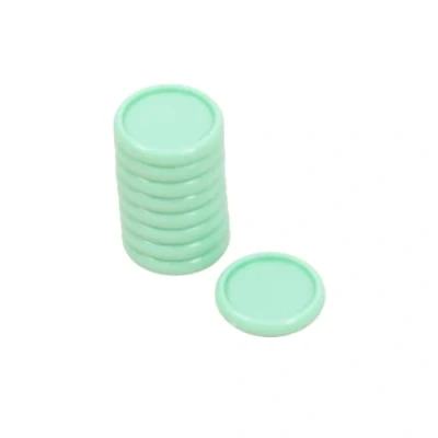 Image of Craftelier Plastic S Disc Rings for Binding Planners, Notebooks or Albums Ideal Scrapbooking and Other Crafts Pack of 9 pcs. 25 mm Diameter Colour Turquoise