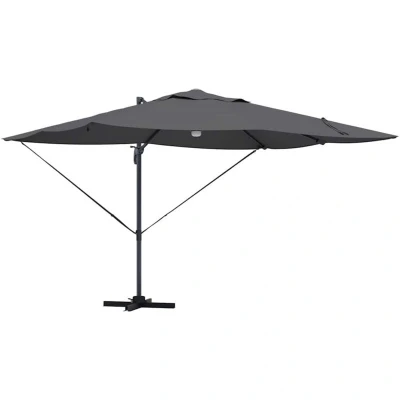 Image of vidaXL Cantilever Umbrella Anthracite Polyester Large