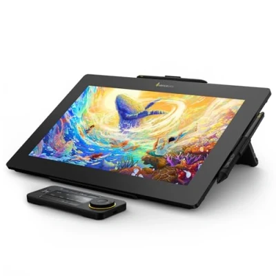 Image of Xencelabs Pen Display 16 Bundle 4K OLED Professional Drawing Tablet with Screen 16&quot; Portable Quick Keys Mobile Easel and 2 Battery Free Pens for Windows ARM/Windows/Mac/Linux