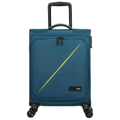 Image of American Tourister Take2Cabin Spinner S, Handgepäck, 55 cm, 38.5 L, Blau (Harbor Blue)