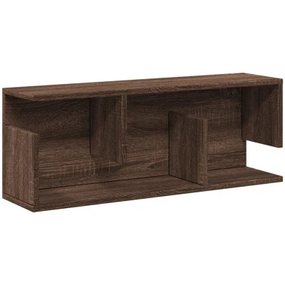 Image of vidaXL Wall Cabinet 80x20x30 cm Brown Oak Engineered Wood