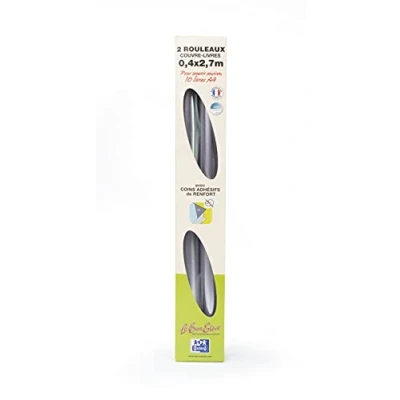Image of Oxford Le Bon Elève Set of 2 Wheels 40 x 270 cm PVC Smooth 8/100 Thickness Colourless