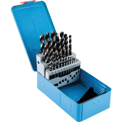 Image of Presto 09502M25 Hi Nox Drill Bit Set for Stainless Steel, 1mm 13mm Diameter, 1.0mm Increments, 25 Piece