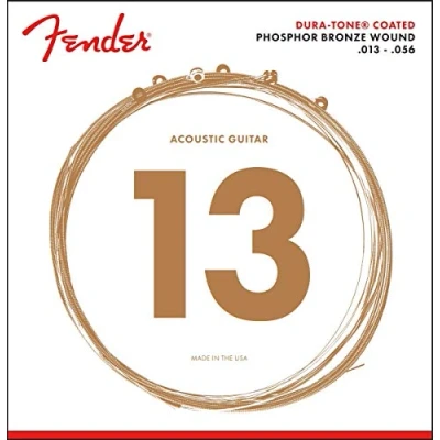 Image of Fender 860M Phosphor Bronze Dura Tone® Coated 13 56