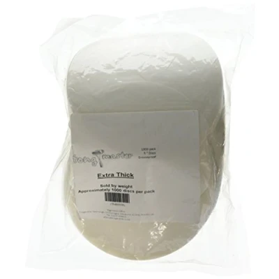 Image of 5 Inch Wax Greaseproof Paper Burger Separator Discs 1000 per Pack