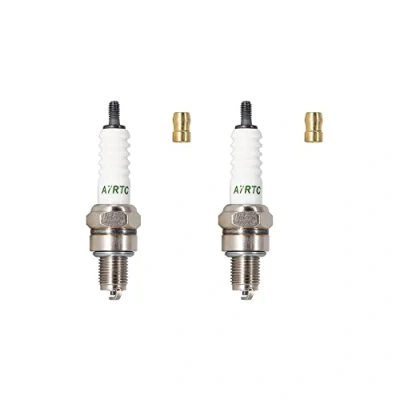 Image of TORCH 2pcs A7RTC Spark Plug Repalce for NGK 4549 CR7HSA 4629/C7HSA Plug, DEN SO 4008/U22FSR U 5383/IUF22, BOS CH UR3AS Z9Y Copper Plus 808, OEM
