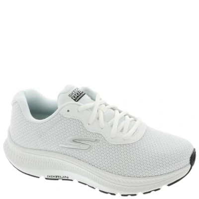 Image of Skechers Women&#039;s GO Run CONSISTENT 2.0 Engaged, White Textile/Black Trim, 4 UK