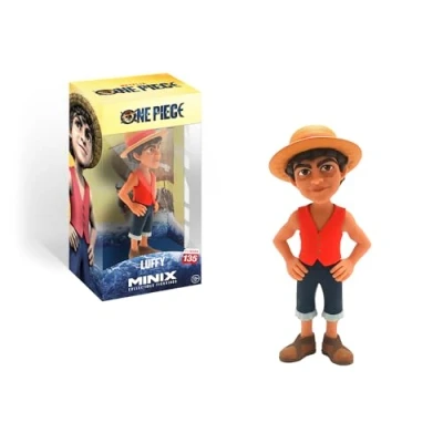 Image of MINIX Bandai Monkey D. Luffy Model, Collectable Figure, Manga And Anime Toys Range, Collect Your Favourite One Piece Figures For An Film Merchandise Collection