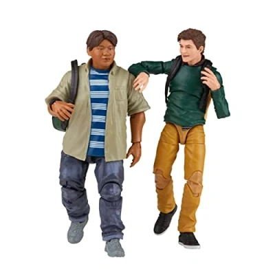 Image of Spider Man Hasbro Marvel Legends Series 60th Anniversary Peter Parker and Ned Leeds MCU 2 Pack 15 cm Action Figures, 7 Accessories, Multicolor,F3457