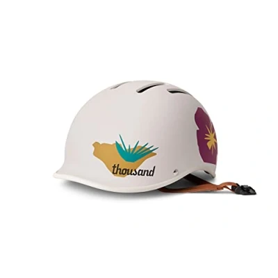 Image of Thousand Bike Helmet for Adults Heritage Collection Safety Certified Bicycle Skateboard Road Skating Roller Skates Cycling (Super Bloom 2.0, Small)