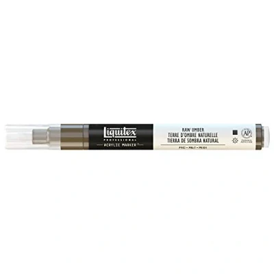 Image of Liquitex 2 4 mm Fine Nib Paint Marker Raw Umber