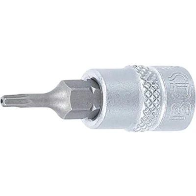 Image of BGS 2356 Bit Socket 6.3 mm (1/4&quot;) Drive T Star tamperproof (for Torx) T8