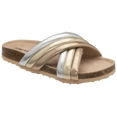 Image of DUNLOP 2023 Ladies LOIS Sandals Metallic Multi UK 7