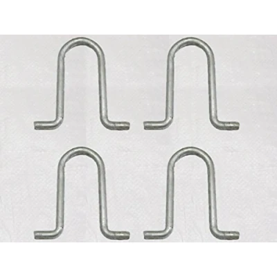 Image of x4 Galvanised Concrete In &#039;U&#039; Bolts Caravan Tether Ground Anchor Security