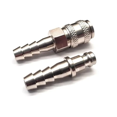 Image of Rectus 21 Type Quick Connector SET with 8mm Hosetail used on Water Fed Pole Systems