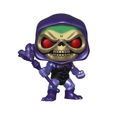 Image of Funko Pop! Masters of the Universe 563 Skeletor Battle Armor Metallic