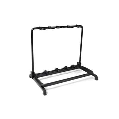 Image of GEWA guitar stand Multi 5 guitars, black, also for roundback GS 105B