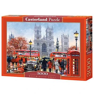Image of Castorland C 300440 2 Hobby Panoramic Westminster Abbey Jigsaw Puzzle, 3000 Pieces Set, Multicolour