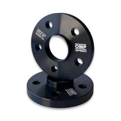 Image of OMP SPEED SET SPACERS 15MM 5X100 57.1 M14X1.5 CONIC+14X1.5 BALL