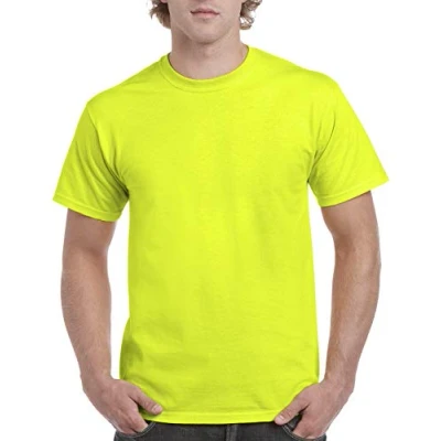 Image of Gildan Ultra Cotton Adult T Shirt, Safety Green, 5XL